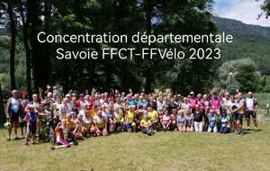 Ecole Vélo à La Concentration du CODEP73 2 juillet 2023