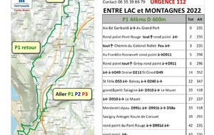 P1 44 kms D 460m "Entre Lac&Montagnes"