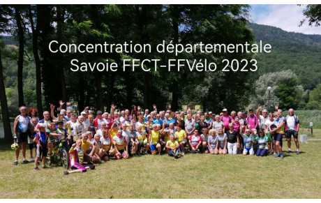 Ecole Vélo à La Concentration du CODEP73 2 juillet 2023