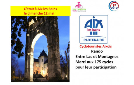 randonnée "Entre Lac et Montagnes 2024" c'était le dimanche 12 mai