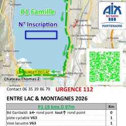 P1 : 19 Kms D 97m Famille & HandiSport départ 9h30