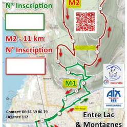 M2 : 11 Kms D 308m Marche accompagnée départ 8h30